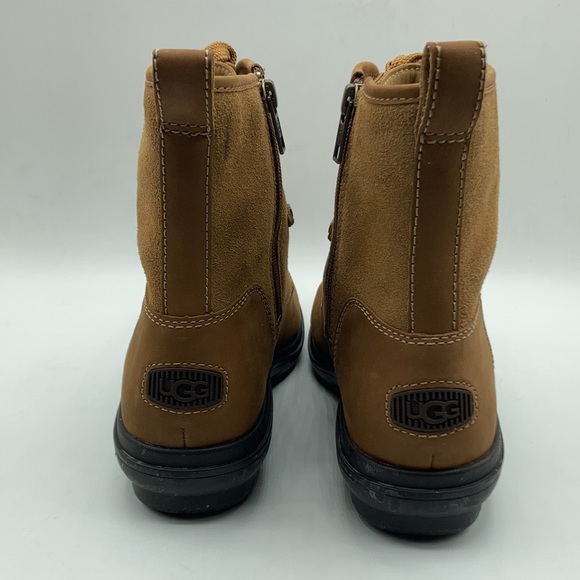 UGG Women's Hapsburg Lace Chestnut Boots - Picture 3 of 6